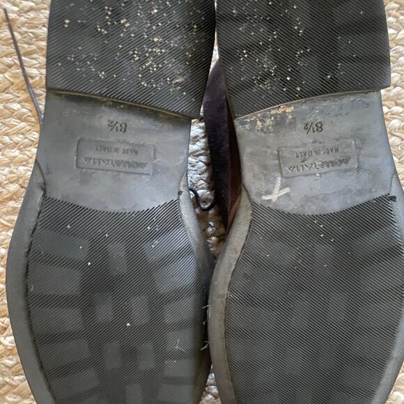 Aquatalia Carlos Men's  Chukka Ankle Boots Brown Suede Weatherproof Sz 8.5 $500! - Picture 7 of 7